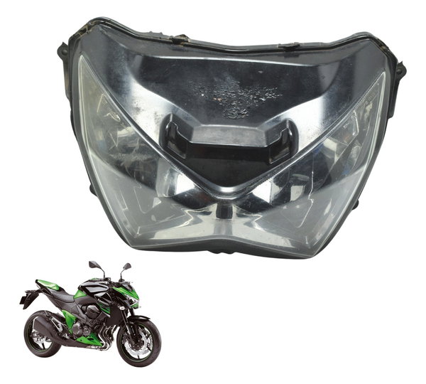 Farol C/ Avaria Kawasaki Z 800 13-17 Original Direito