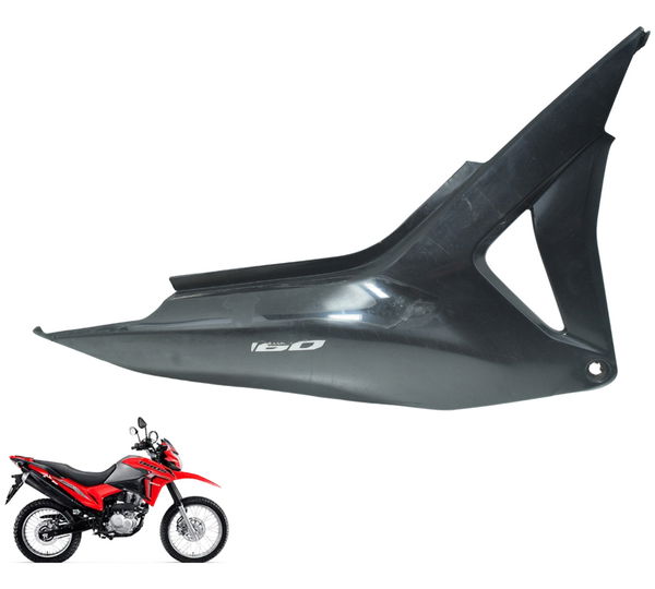 Carenagem Direita C/ Det Lateral Honda Nxr Bros 160 15-23 Preto