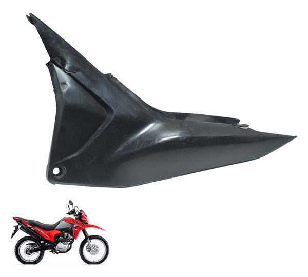 Carenagem Lateral Esquerda C/avaria Honda Nxr Bros 160 15-23 Preto
