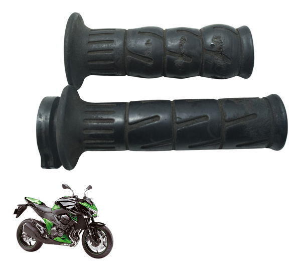 Par Manoplas Kawasaki Z 800 13-17 Original Preto