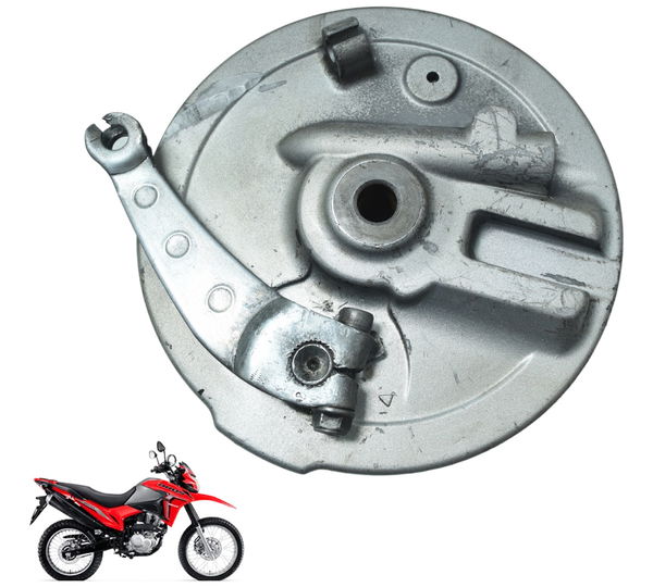 Espelho Roda Dianteira Honda Nxr Bros 160 15-23 Original Cinza