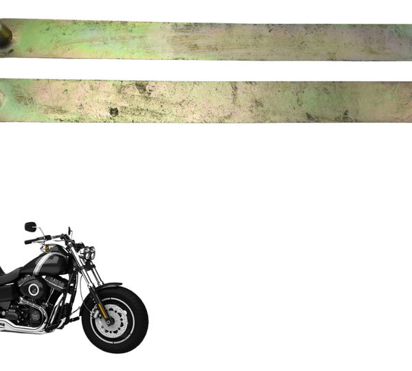 Par Suporte Paralama Tras Harley Davidson Fat Bob Fxdf 13-16 Prateado