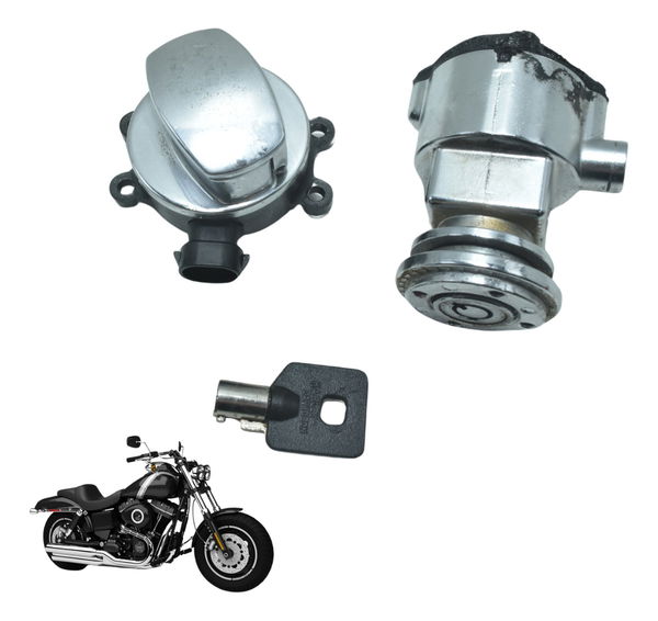Kit Chave Ignição Harley Davidson Fat Bob Fxdf 13-16 Orig