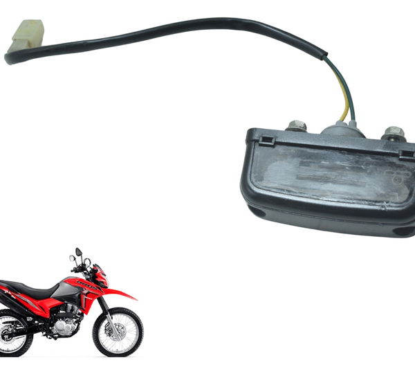 Luz De Placa Honda Nxr Bros 160 15-23 Original Esquerdo Branco