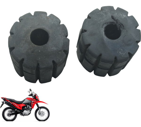 Par Borracha Proteção Tanque Honda Nxr Bros 160 15-23