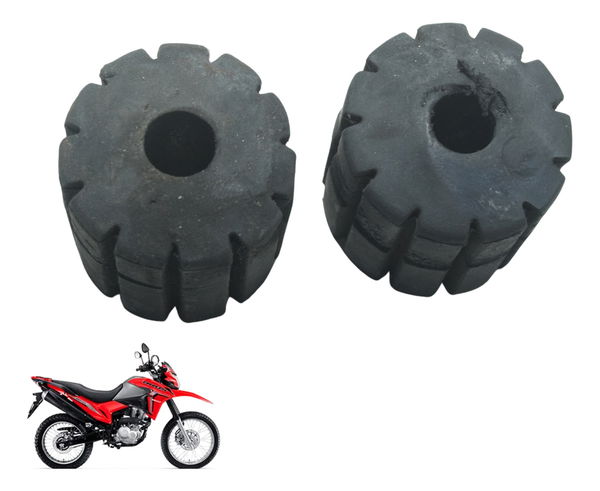 Par Borracha Proteção Tanque Honda Nxr Bros 160 15-23