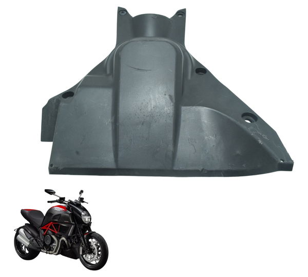 Carenagem Inferior Rabeta C/ Detalh Ducati Diavel 11-16 Orig Preto
