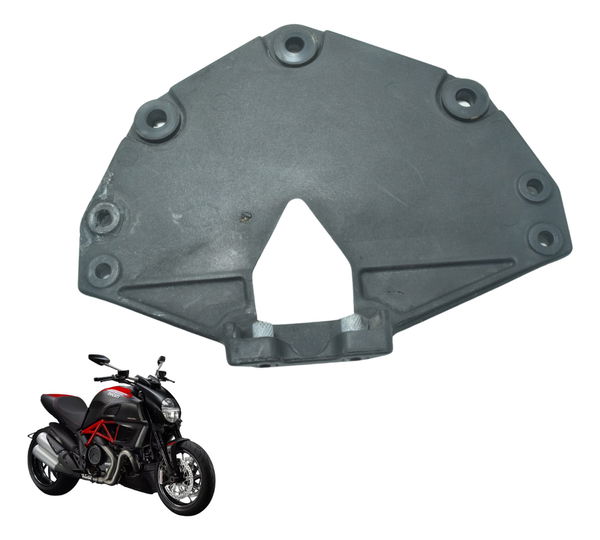 Acabamento Suporte Placa Ducati Diavel 11-16 Original