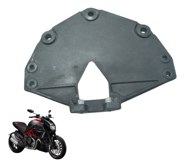 Acabamento Suporte Placa Ducati Diavel 11-16 Original