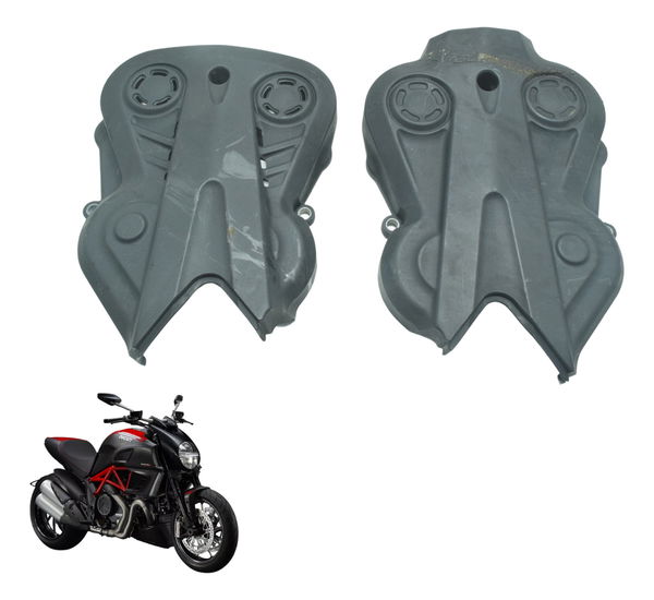 Jogo Tampa Correia Alternada Ducati Diavel 11-16 Original