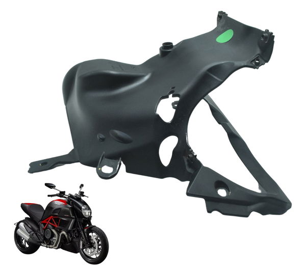 Acabamento Tampa Radiador Esq Ducati Diavel 11-16 Original
