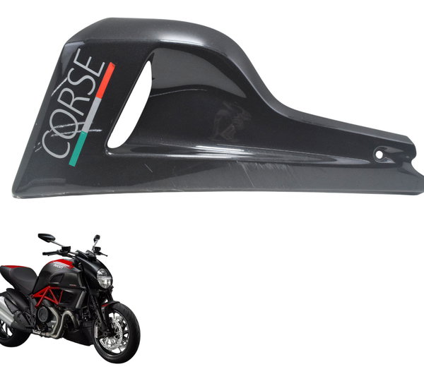 Carenagem Lateral Esquerda Ducati Diavel 11-16 Original Preto
