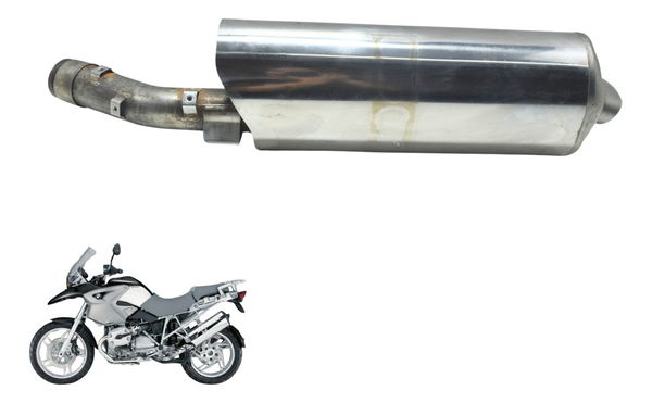 Ponteira Escape C/ Det Bmw R 1200 Gs R1200 04-07 Original