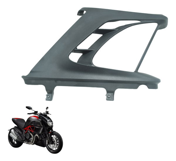 Acabamento Tampa Radiador Dir Ducati Diavel 11-16 Original