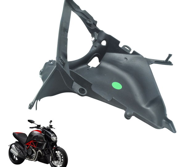 Acabamento Tampa Radiador Dir Ducati Diavel 11-16 Original