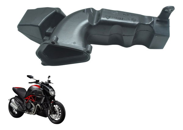 Duto Ar Esquerdo C/ Detalhes Ducati Diavel 11-16 Original