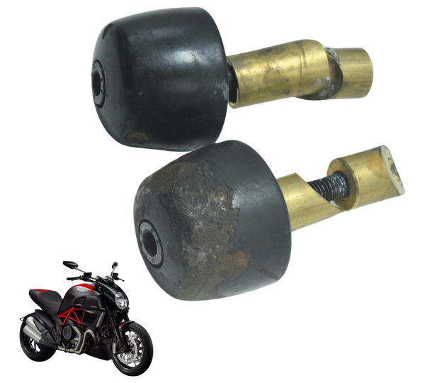 Par Peso Guidão C/ Detalhes Ducati Diavel 11-16 Original