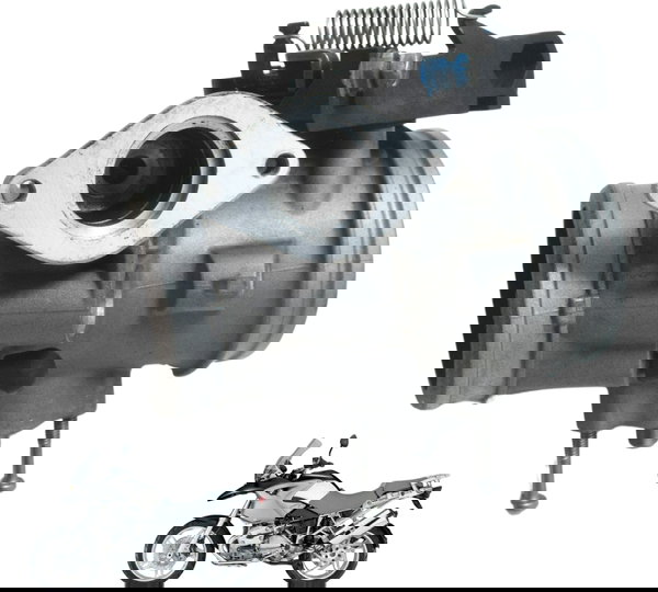 Corpo Aceleração Esquerdo Bmw R 1200 Gs R1200 04-07 Orig Cinza