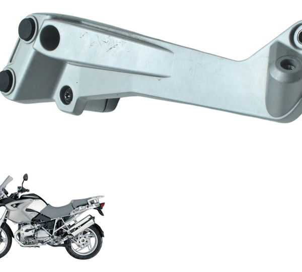 Suporte Alforge Esquerdo Size Bmw R 1200 Gs R1200 04-07 Orig Cinza