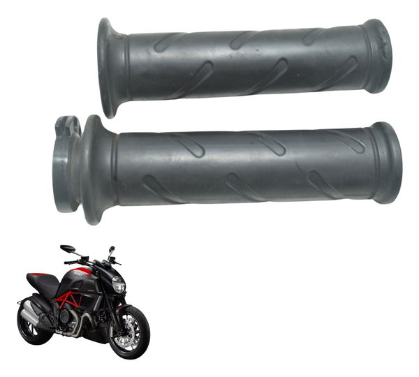 Par Manoplas Ducati Diavel 11-16 Original Preto