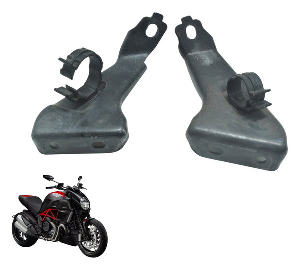 Par Suporte Filtro Ar Ducati Diavel 11-16 Original