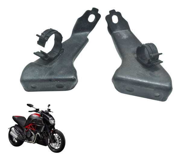 Par Suporte Filtro Ar Ducati Diavel 11-16 Original