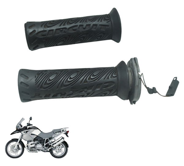 Par Manoplas C/ Avaria Bmw R 1200 Gs R1200 04-07 Original Preto