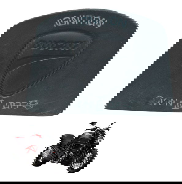 Acabamento Chave Ignição Ducati Diavel 11-16 Original