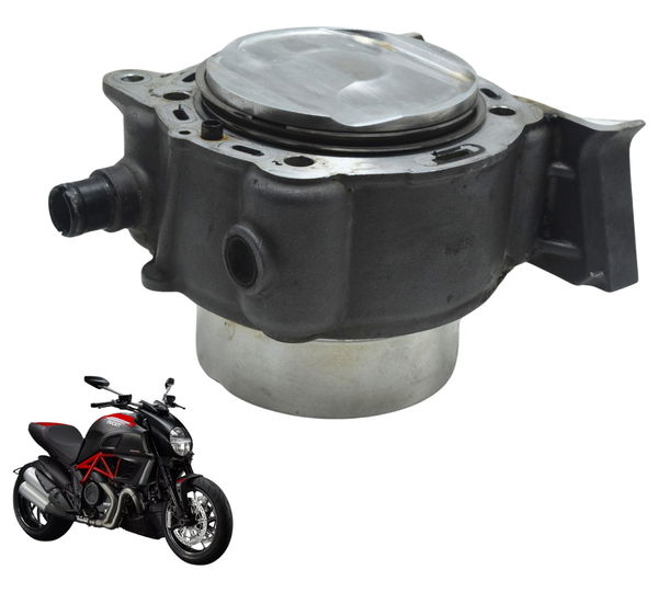 Cilindro Pistão Anéis Dianteiro Ducati Diavel 11-16 Original