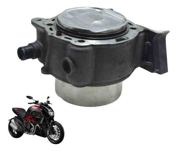 Cilindro Pistão Anéis Dianteiro Ducati Diavel 11-16 Original