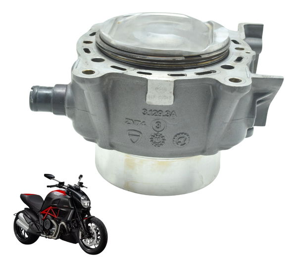 Cilindro Pistão Anéis Traseiro Ducati Diavel 11-16 Original