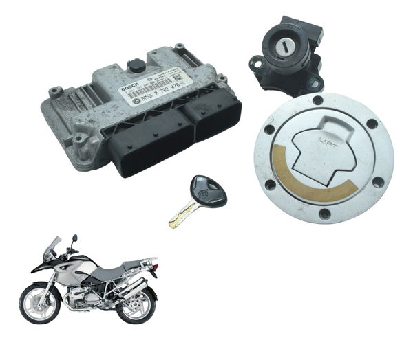 Kit Chave Ignição Code Modulo Bmw R 1200 Gs R1200 04-07