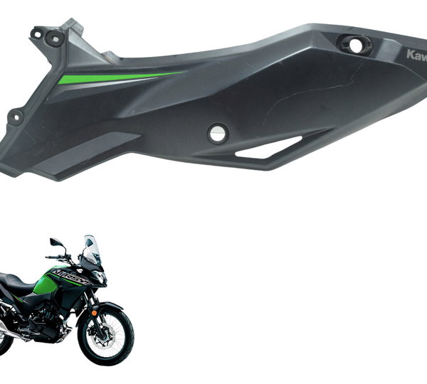 Carenagem Lateral Esquerda Kawasaki Versys 300 X 18-24 Orig Preto