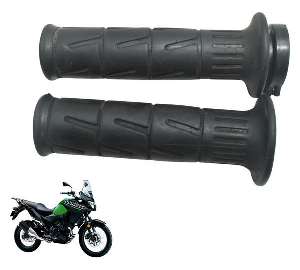 Par Manopla Kawasaki Versys 300 X 18-24 Original Preto