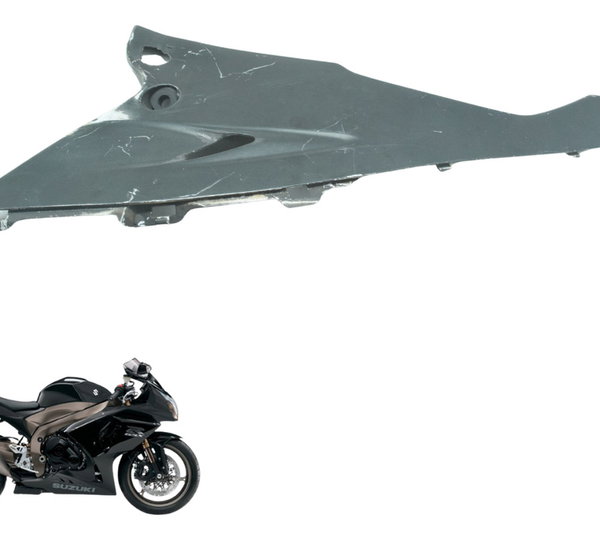 Spoiler Esq C/ Avaria Suzuki Gsx-r Srad 1000 11-16 Paralelo Preto