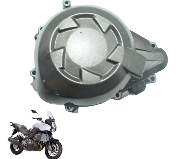 Tampa Estator Motor Esq C/ Det Kawasaki Versys 1000 12-15 Cinza