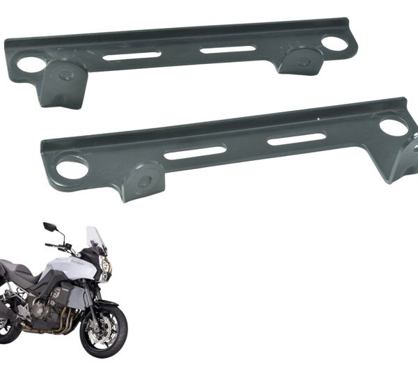 Par Acabamento Suporte Baú Kawasaki Versys 1000 12-15 Orig Preto