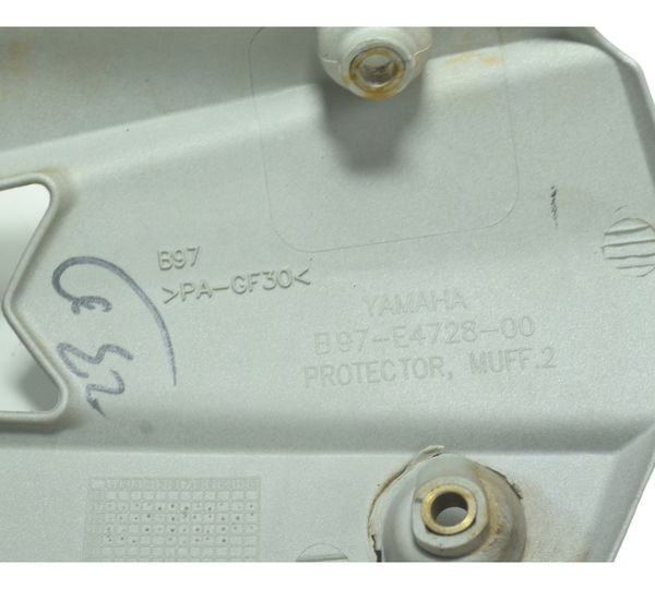 Capa Ponteira Escape C/ Avaria Yamaha Fz25 Fazer 250 18-22