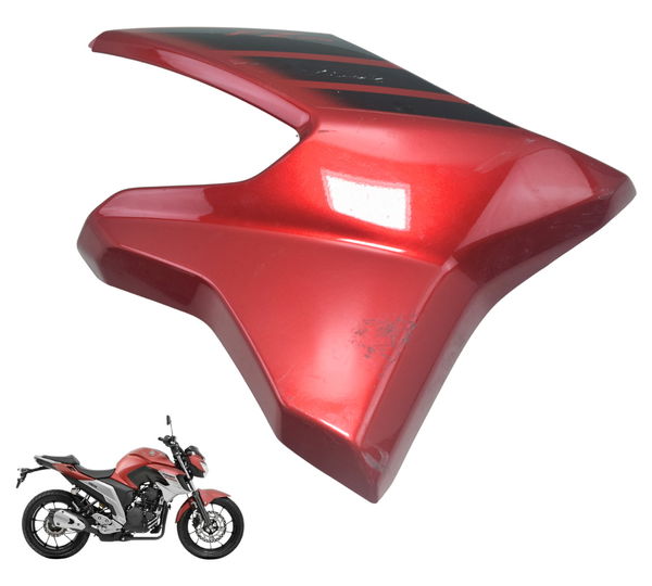 Carenagem Lateral Direita Yamaha Fz25 Fazer 250 18-22 Orig Vermelho