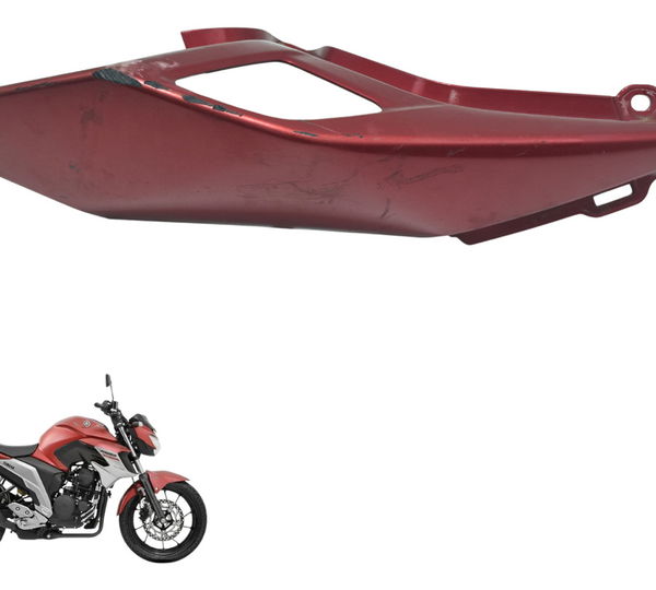 Carenagem Direita Rabeta C/det Yamaha Fz25 Fazer 250 18-22 Vermelho