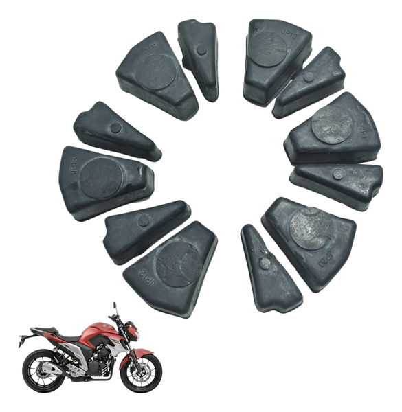 Jogo Coxim Cubo Coroa Yamaha Fz25 Fazer 250 18-22 Original