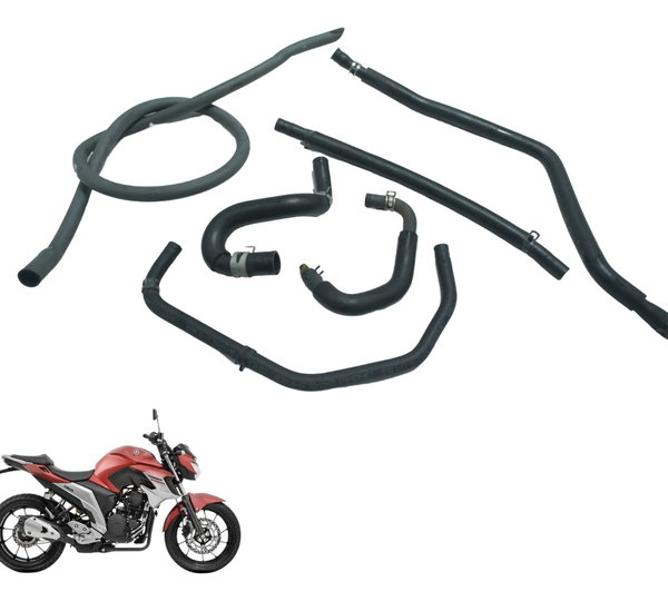 Kit Mangueiras Yamaha Fz25 Fazer 250 18-22 Original