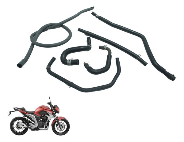 Kit Mangueiras Yamaha Fz25 Fazer 250 18-22 Original