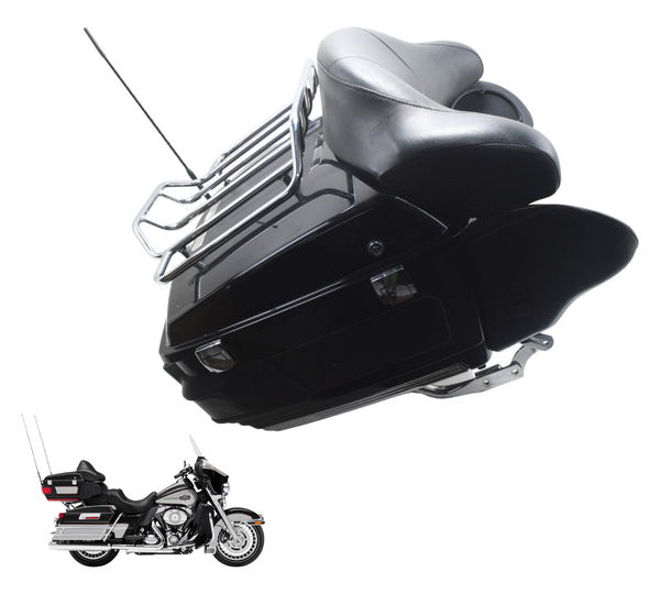 Tour Pack C/ Detalhes Harley Electra Touring 08-13 Original