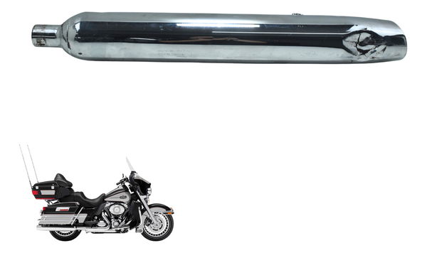 Ponteira Escape Esq C/ Avaria Harley Electra Touring 08-13