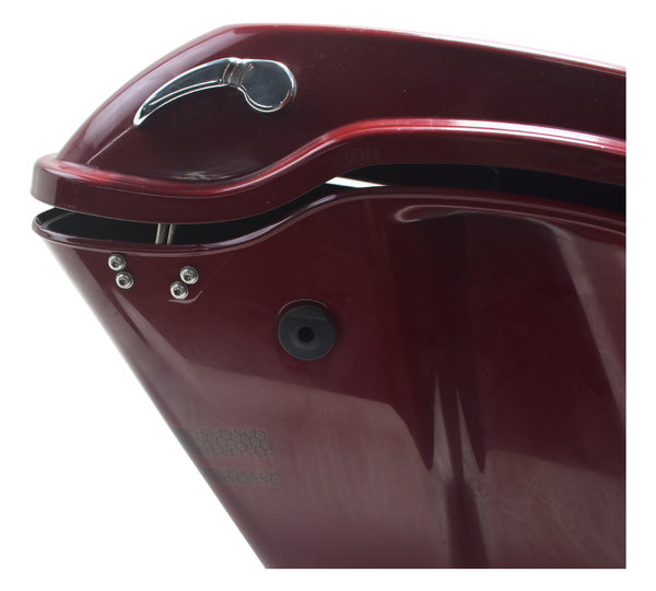 Alforge Dir C/ Avaria Harley Electra Limited Touring 19-23 Vermelho