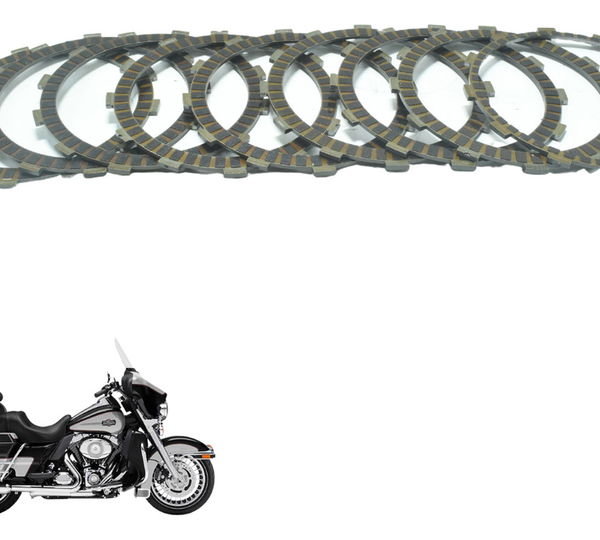Jogo Discos Embreagem Harley Electra Touring 08-13 Original