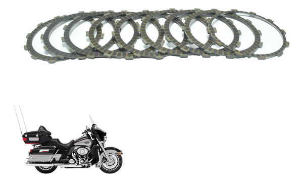 Jogo Discos Embreagem Harley Electra Touring 08-13 Original