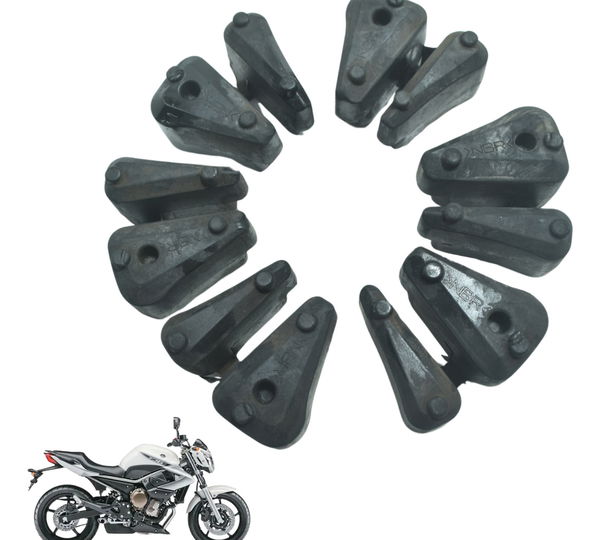 Jogo Coxim Cubo Coroa Yamaha Xj6 N 10-12 Original