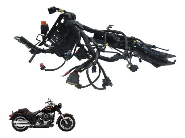 Chicote Principal Harley Softail Fat Boy Flstf 11-15 Orig